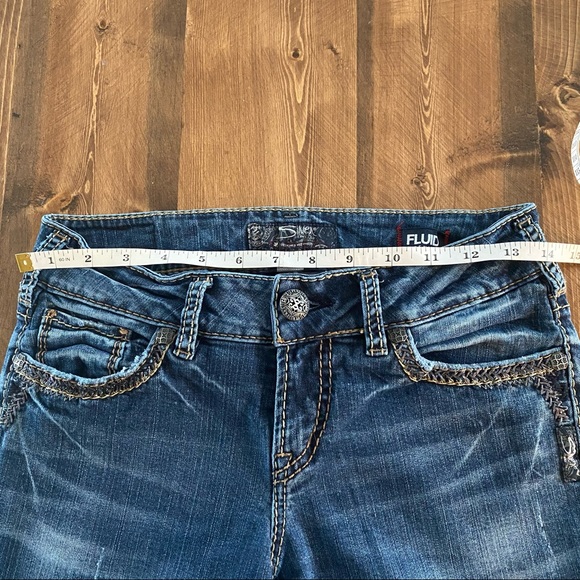 Silver Mid Baby Boot Distressed Jean - Picture 4 of 6